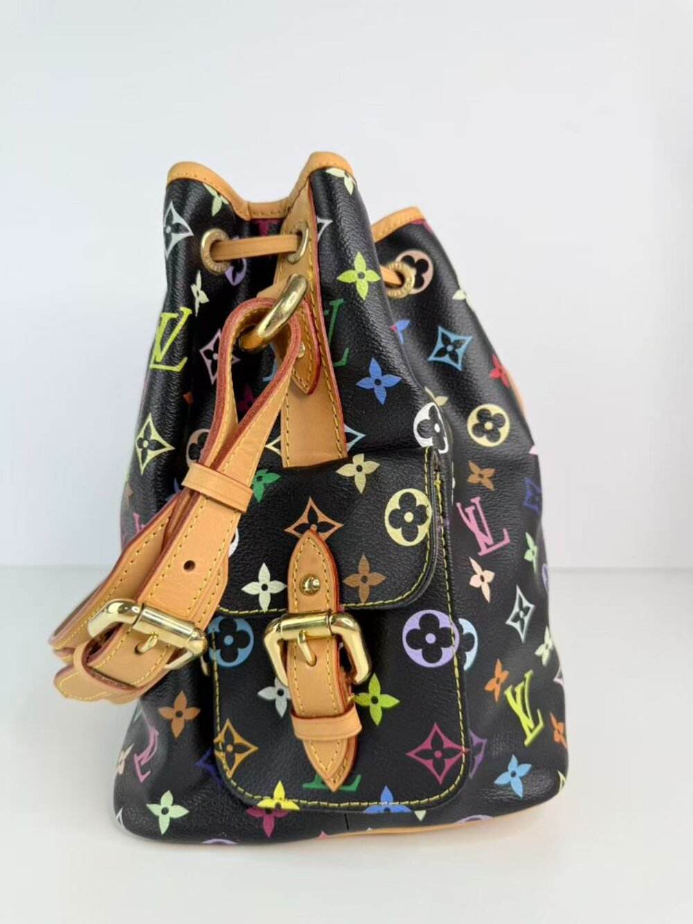louis vuitton petit noe handbag monogram multicolor - Picture 5 of 13
